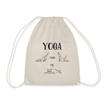 Chien de yoga - Sac de sport léger - nature - Devant
