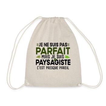 Paysagiste Élagueur Jardin Métier Arbuste Cadeau - Sac de sport léger - nature - Devant
