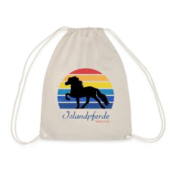 Islandpferde - Take it Isi - Turnbeutel - Natur - Vorne