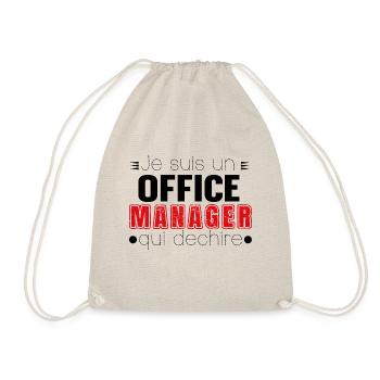 Office Manager Qui Déchire Cadeau - Sac de sport léger - nature - Devant