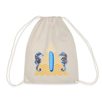 Seahorse E 262 I - Drawstring Bag - nature - Front