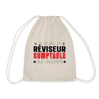 Réviseur Comptable Comptabilité Cadeau Homme - Sac de sport léger - nature - Devant