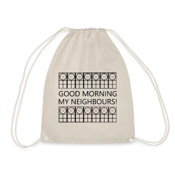 Good Morning My Neighbours - Drawstring Bag - nature - Front