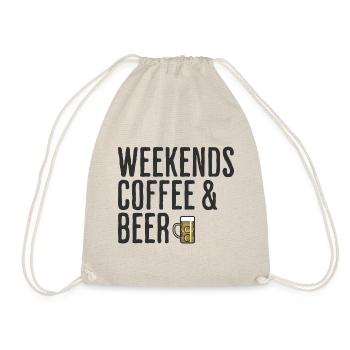 Coffee & Beer Weekends Comedy Weekend - Drawstring Bag - nature - Front