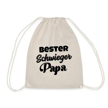 Bester Schwiegerpapa Schwiegervater in spe Heirat - Turnbeutel - Natur - Vorne