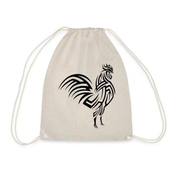 Tatouage tribal de coq - Sac de sport léger - nature - Devant