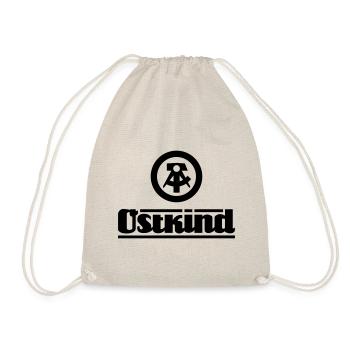 Ostkind mit DDR Logo - Turnbeutel - Natur - Vorne