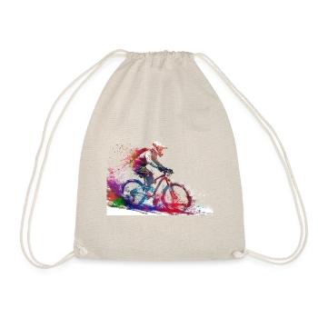 BMX Fahrer #sport #bike - Turnbeutel - Natur - Vorne