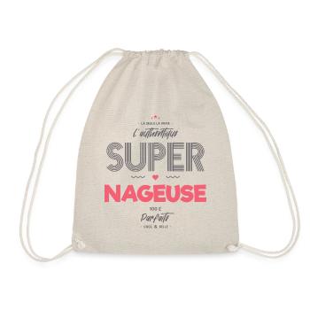 L authentique super nageuse - Sac de sport léger - nature - Devant