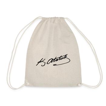 Kemal Ataturk - Drawstring Bag - nature - Front