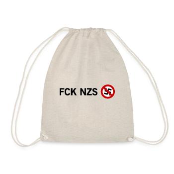 FCK NZS - Turnbeutel - Natur - Vorne