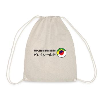 Brazilian Jiu-Jitsu Brasileiro - Drawstring Bag - nature - Front