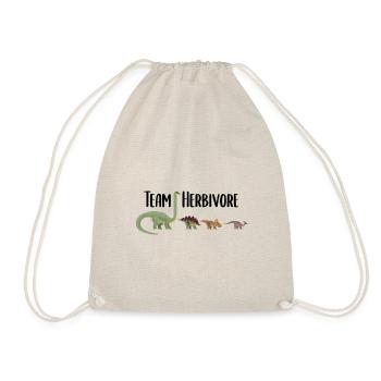 Vegan Team Herbivore - Drawstring Bag - nature - Front