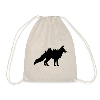 Fuchs und Wald - Turnbeutel - Natur - Vorne