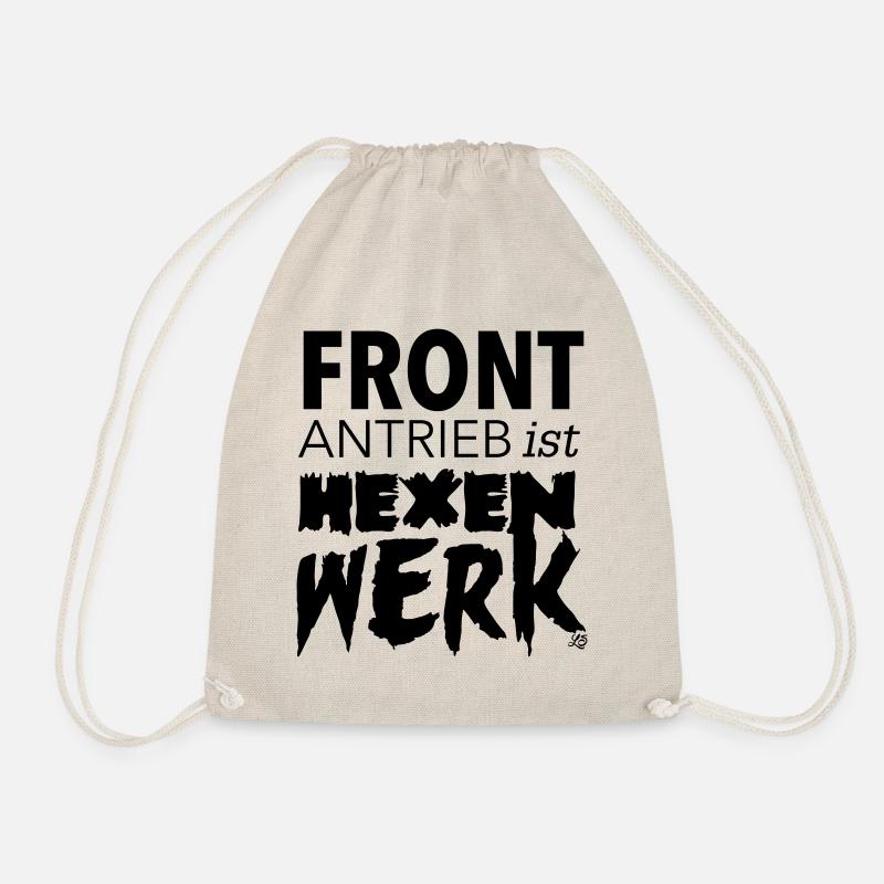Frontantrieb ist Hexenwerk! - Turnbeutel - Natur