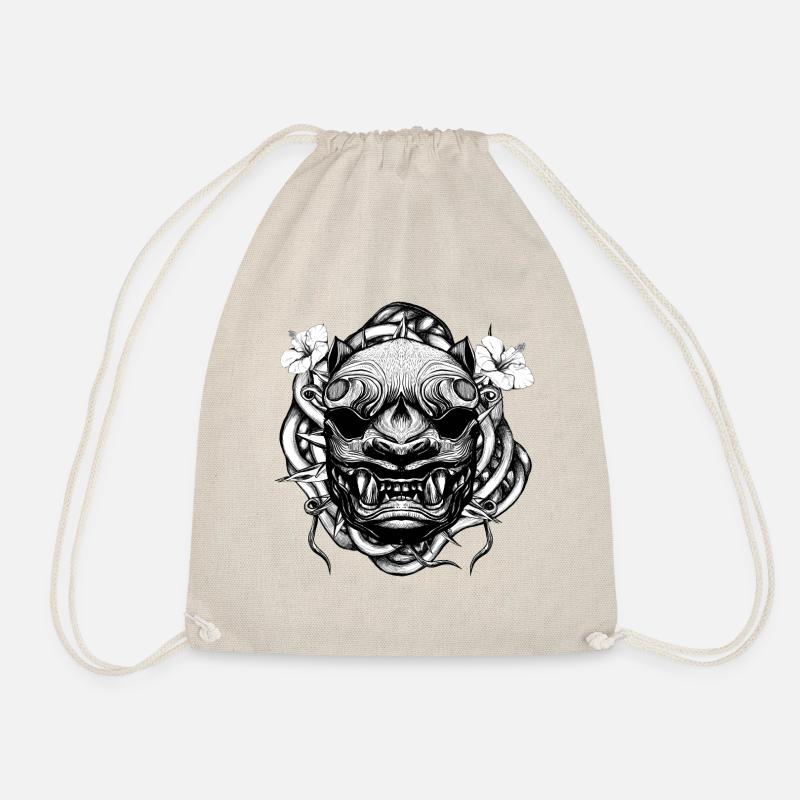 Tigre avec des fleurs - Sac de sport léger - nature