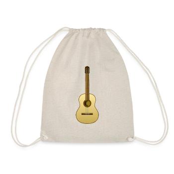 Klassische Gitarre - Turnbeutel - Natur - Vorne