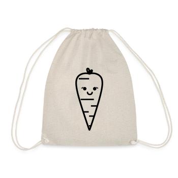 Carotte - Sac de sport léger - nature - Devant