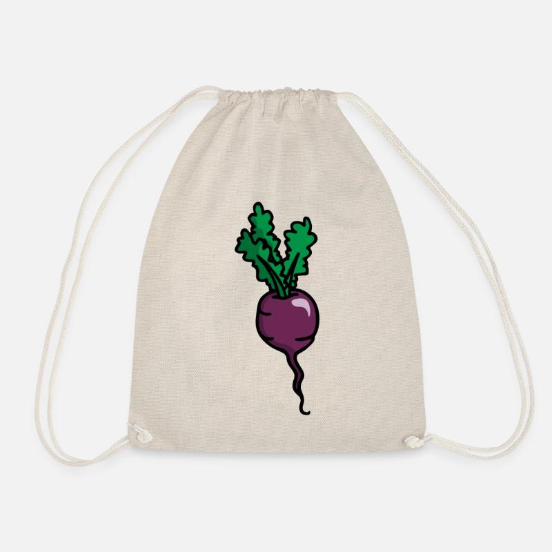 Radieschen Rote Beete Radish beetroot betterave - Turnbeutel - Natur