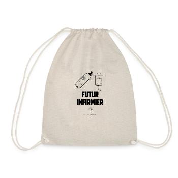 Futur infirmier - Sac de sport léger - nature - Devant