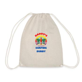 Papas zukünftiger Surf-Buddy - Turnbeutel - Natur - Vorne