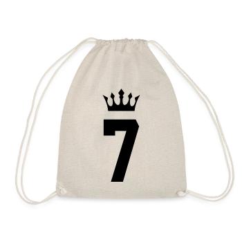 7 couronnes nombre - Sac de sport léger - nature - Devant