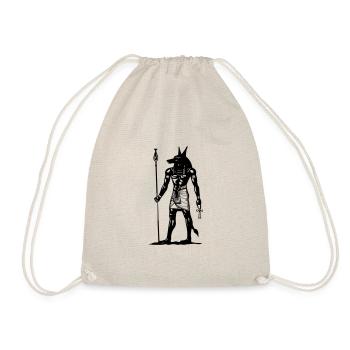 Silhouette d’Anubis Guardian - Sac de sport léger - nature - Devant