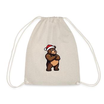 Bear Christmas - Drawstring Bag - nature - Front