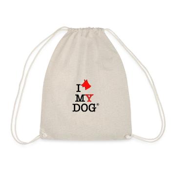 I Love my Dog - Sac de sport léger - nature - Devant