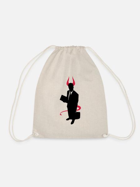 Business Devil - Drawstring Bag - nature