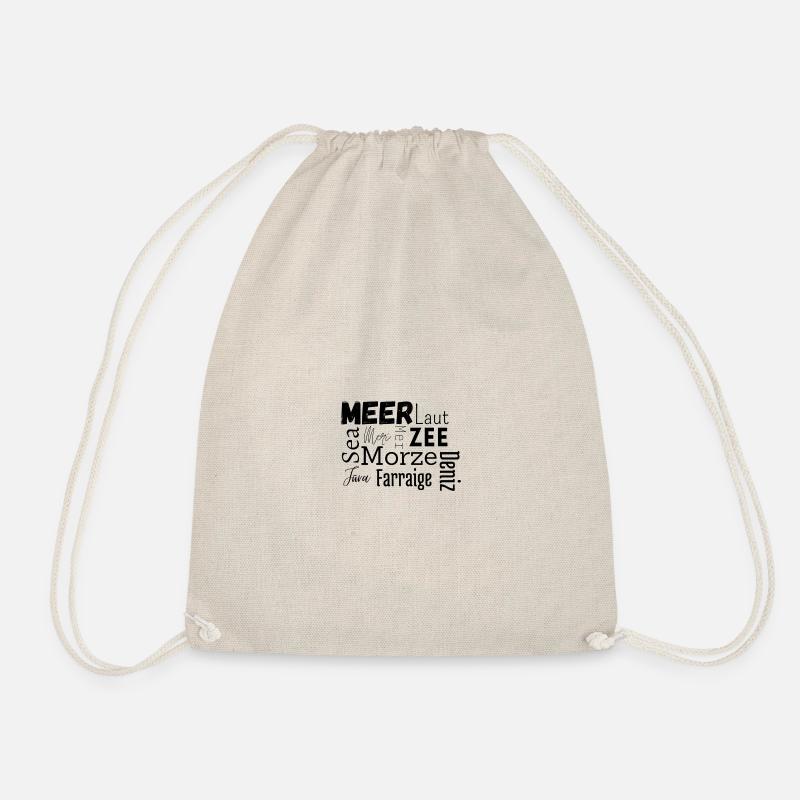 Mer en différentes langues - Sac de sport léger - nature
