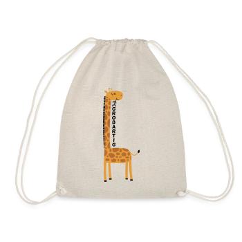 Giraffe großartig - Turnbeutel - Natur - Vorne