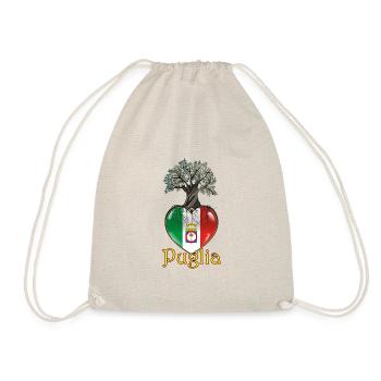 Cœur de racines des Pouilles - Sac de sport léger - nature - Devant