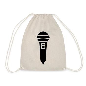 Icône du microphone - Sac de sport léger - nature - Devant