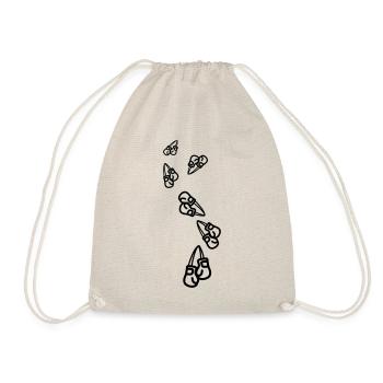 Symbole des gants de boxe - Sac de sport léger - nature - Devant