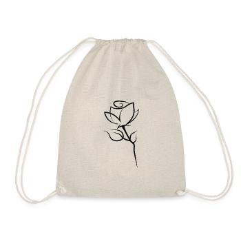 Fleur rose - Sac de sport léger - nature - Devant
