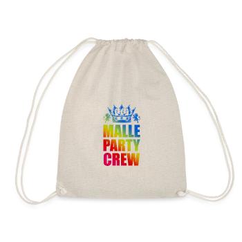 Malle Party Crew Saying - Sac de sport léger - nature - Devant