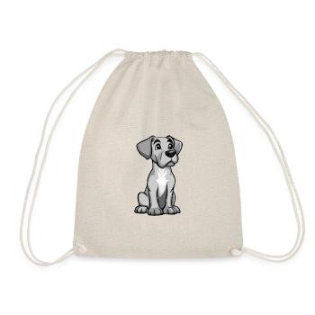Dogue Allemand Chien Bande Dessinée Bébé - Sac de sport léger - nature - Devant