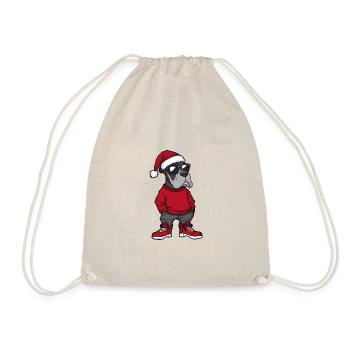 Dogue Allemand Chien Noël Moche Noël - Sac de sport léger - nature - Devant
