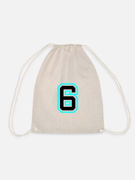 Symbole à 6 chiffres - Sac de sport léger - nature