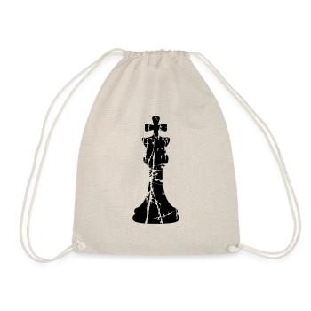 Scratch cracks chess - Drawstring Bag - nature - Front