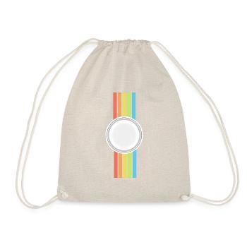 Retro Photo Logo (Aesthetics) - Drawstring Bag - nature - Front