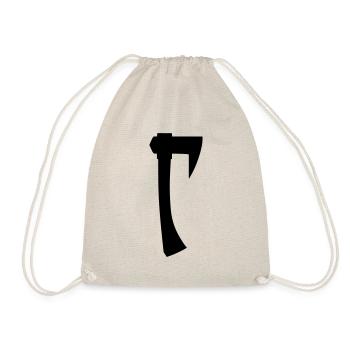 axe - Drawstring Bag - nature - Front