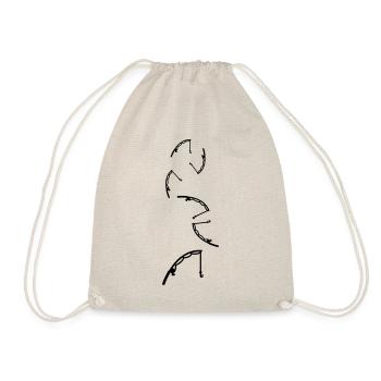 Icône de pêche à la canne à pêche - Sac de sport léger - nature - Devant