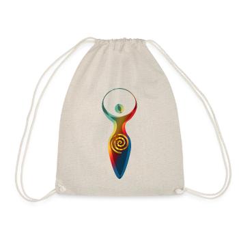 Spiritual Symbol - Goddess Of Earth Gaya 2 - Drawstring Bag - nature - Front