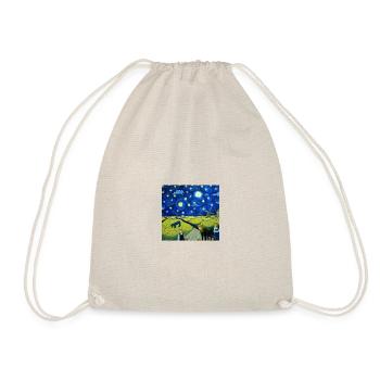Cats in the "starry night" - Drawstring Bag - nature - Front