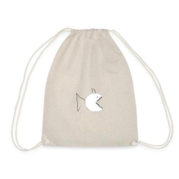 Shark Shirt - Drawstring Bag - nature - Front