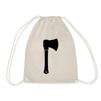 axe - Drawstring Bag - nature - Front