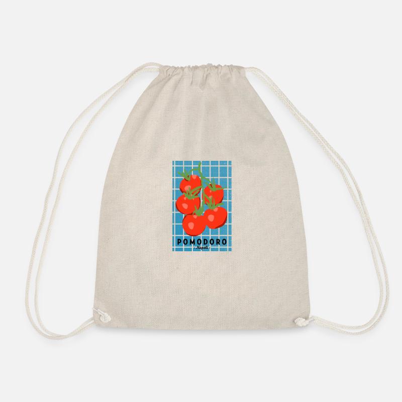 Tomato Girl Summer - Drawstring Bag - nature