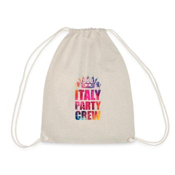 Dicton de l’équipe de fête en Italie - Sac de sport léger - nature - Devant